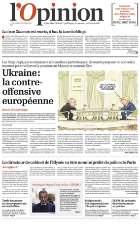 Cover of L'Opinion