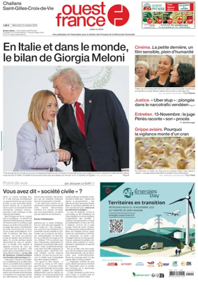 Cover of Ouest France (Challans / Saint-Gilles-Croix-de-Vie)