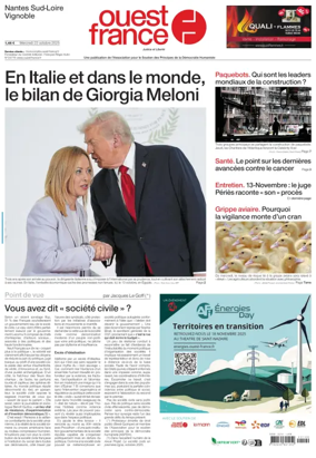 Cover of Ouest France (Nantes / Sud-Loire / Vignoble)