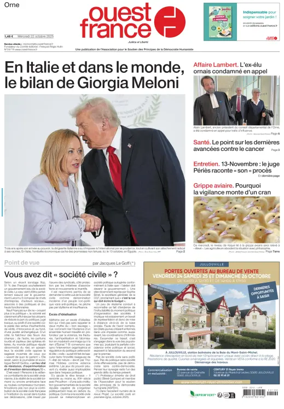 Cover of Ouest France (Orne)