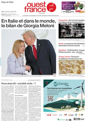 Cover of Ouest France (Pornic / Pays de Retz)