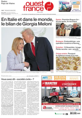 Cover of Ouest France (Redon / Pays de Vilaine)