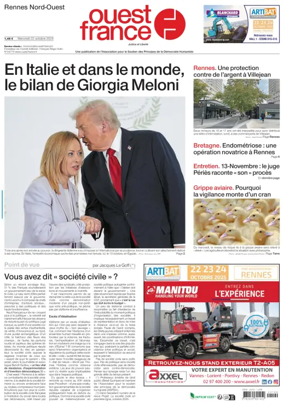 Cover of Ouest France (Rennes Nord)