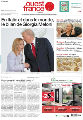 Cover of Ouest France (Vannes)