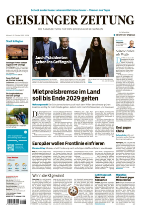 Cover of Geislinger Zeitung