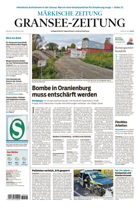 Cover of Gransee-Zeitung