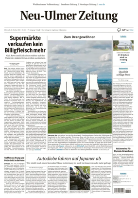 Cover of Neu-Ulmer Zeitung