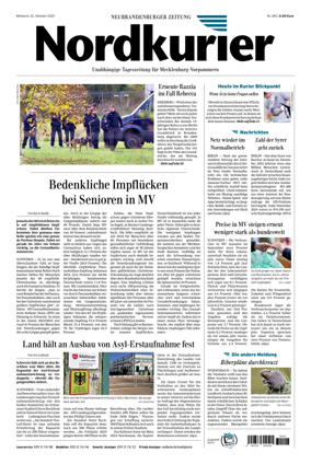 Cover of Neubrandenburger Zeitung