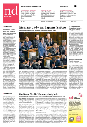 Cover of Neues Deutschland