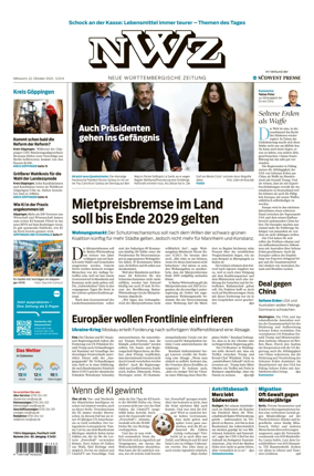 Cover of NWZ  (Göppinger Kreisnachrichten)