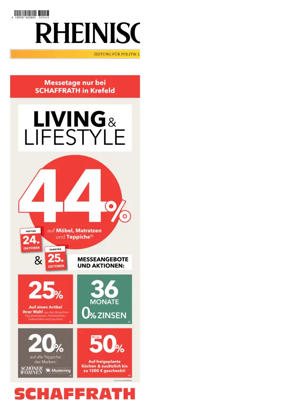 Cover of Rheinische Post - Wesel/Dinslaken