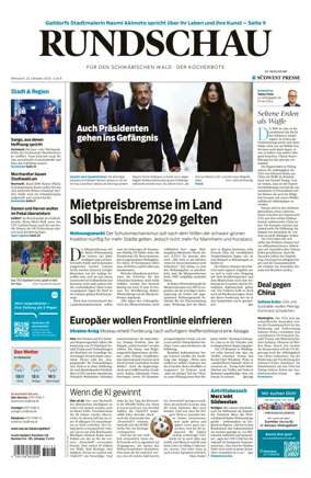 Cover of Rundschau für den Schwäbischen Wald – Der Kocherbote