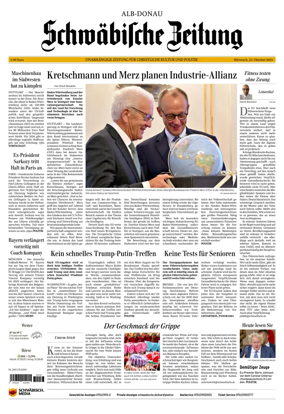 Cover of Schwaebische Zeitung (Alb-Donau)