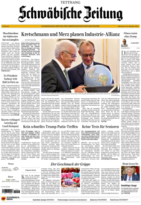 Cover of Schwaebische Zeitung (Tettnang)