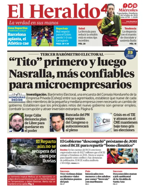Cover of Diario El Heraldo