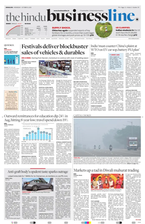 Cover of BusinessLine (Bangalore)
