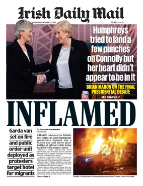 Cover of Irish Daily Mail