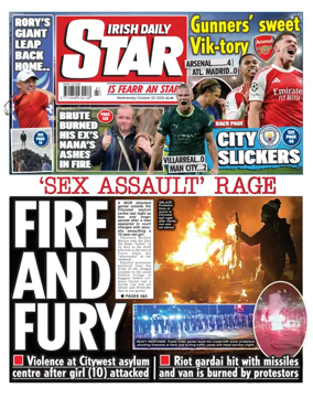Cover of Irish Daily Star