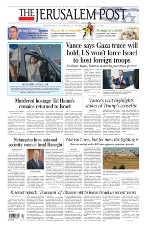 Cover of Jerusalem Post