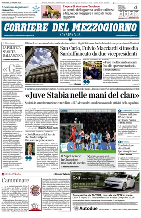 Cover of Corriere del Mezzogiorno (Campania)