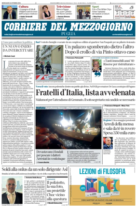 Cover of Corriere del Mezzogiorno (Puglia)
