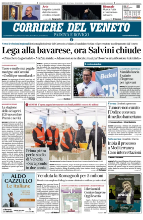 Cover of Corriere del Veneto (Padova e Rovigo)