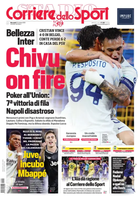 Cover of Corriere dello Sport