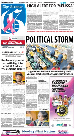 Cover of Jamaica Gleaner