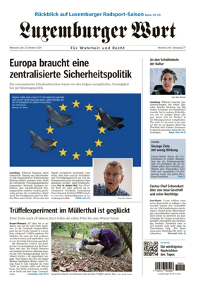 Cover of Luxemburger Wort