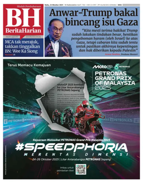 Cover of Berita Harian