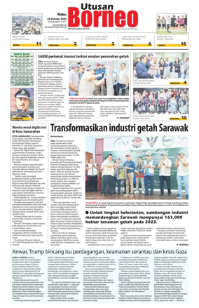 Cover of Utusan Borneo (Sarawak)