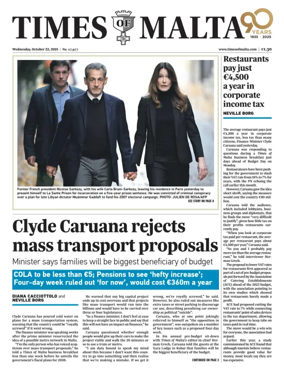 Cover of Times of Malta