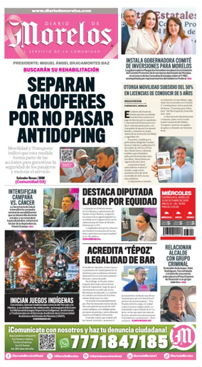 Cover of Diario de Morelos
