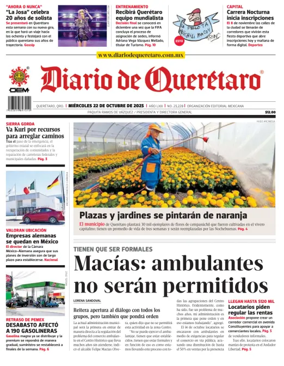 Cover of Diario de Queretaro