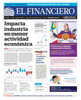 Cover of El Financiero