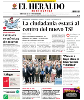 Cover of El Heraldo de Chihuahua