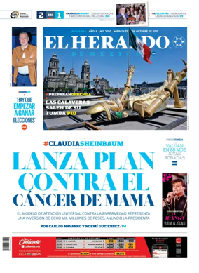 Cover of El Heraldo de Mexico