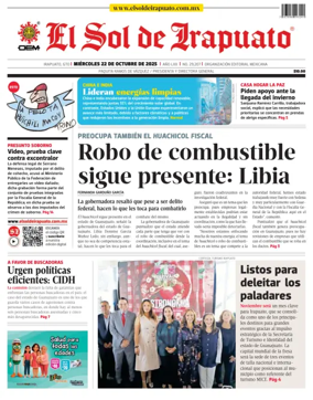 Cover of El Sol de Irapuato