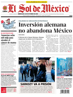 Cover of El Sol de Mexico