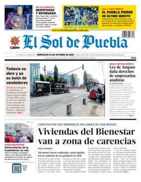 Cover of El Sol de Puebla