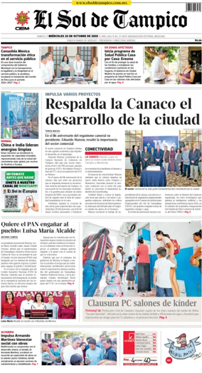 Cover of El Sol de Tampico