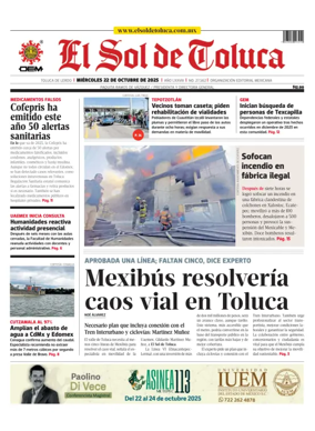 Cover of El Sol de Toluca