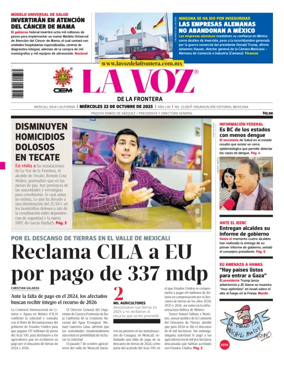 Cover of La Voz de la Frontera