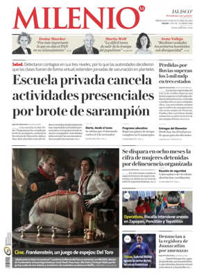 Cover of Milenio Jalisco