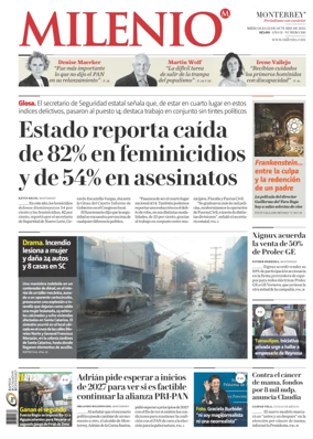 Cover of Milenio Monterrey