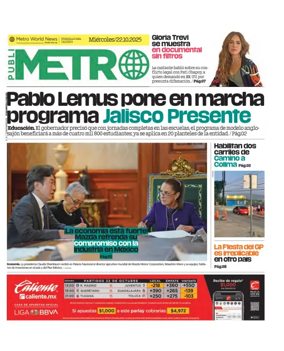 Cover of Publimetro Guadalajara