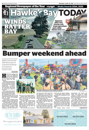 Cover of Hawke's Bay Today
