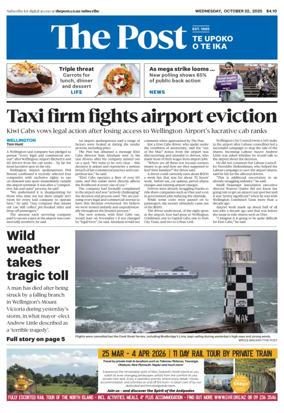 Cover of The Dominion Post