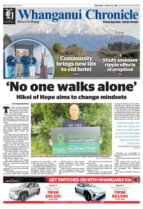 Cover of Wanganui Chronicle