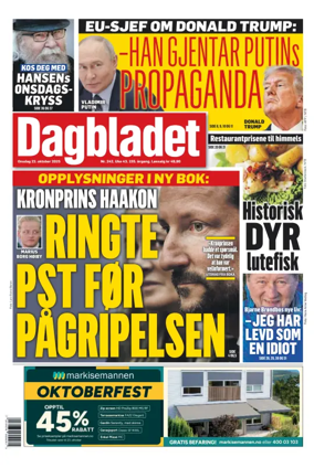 Cover of Dagbladet